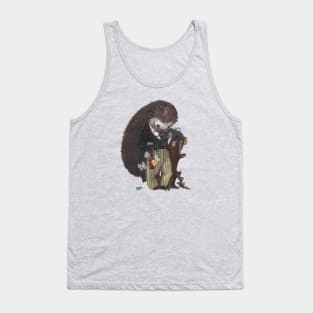 Hedgehog entomologist Tank Top